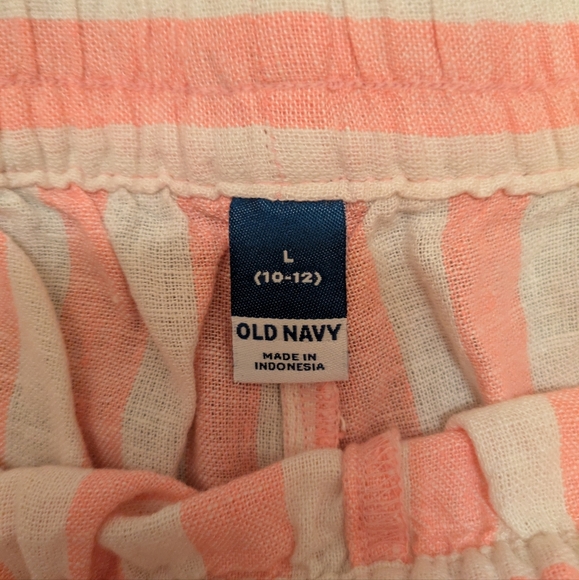 Striped and Tropical Print Girls Shorts Set - Picture 3 of 3